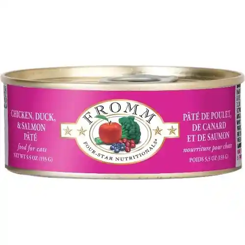 Fromm Cat Ckn Duck Slmn 5-oz
