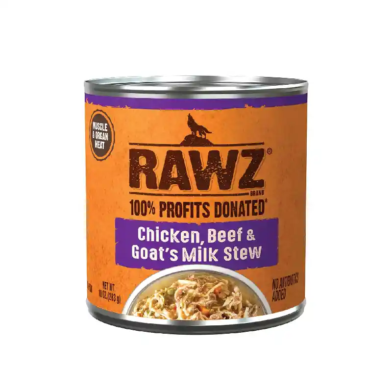 Rawz Dog Chicken Beef & Goat's Milk Stew 10oz