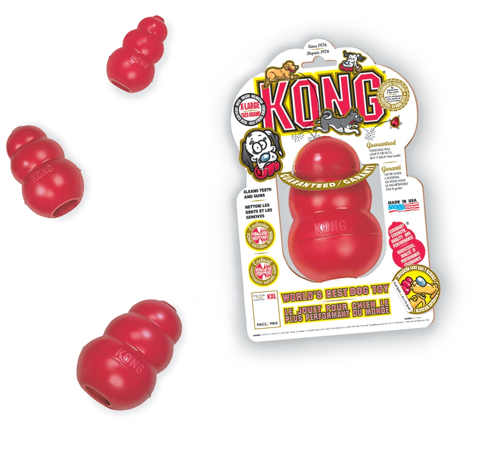 Large red clearance kong