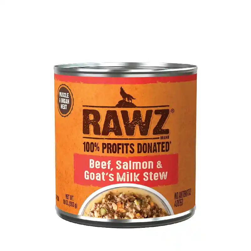 Rawz Dog Beef, Salmon & Goat's Milk Stew 10oz