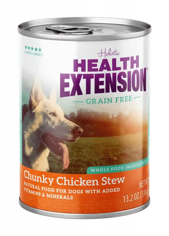 Health Extension Grain Free Chunky Chicken Stew Canned Dog Food