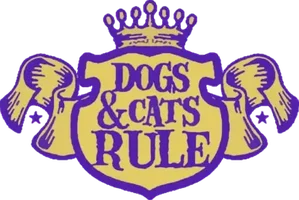 Dogs & Cats Rule Blue Bell